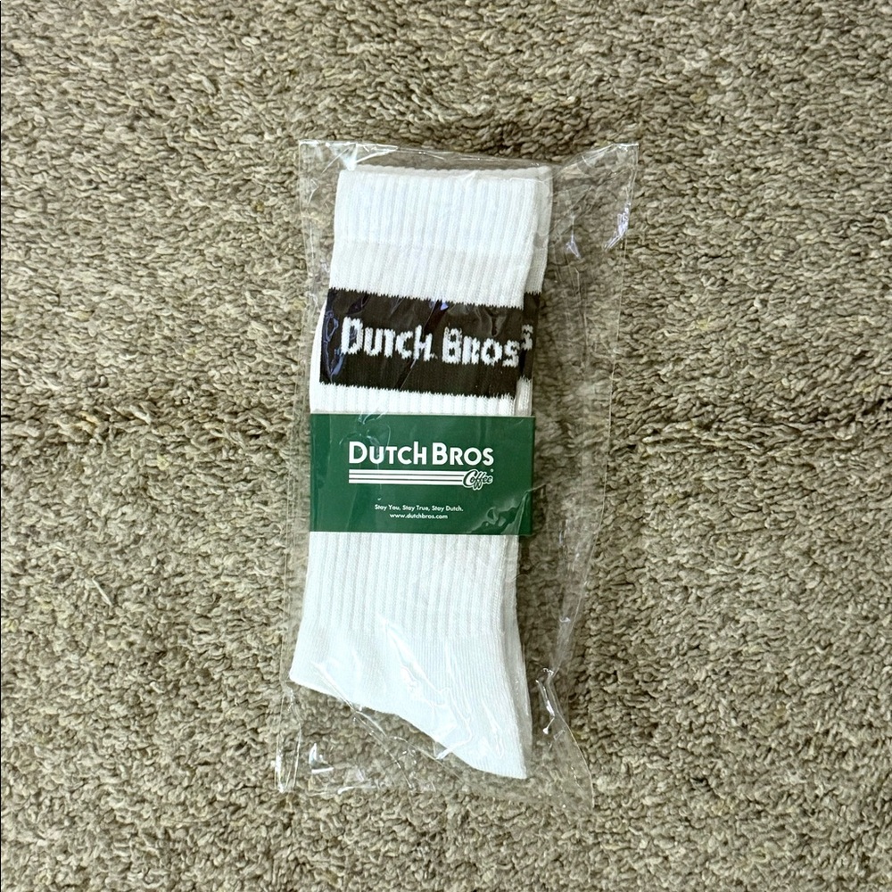 Dutch Bros Crew Socks NWT